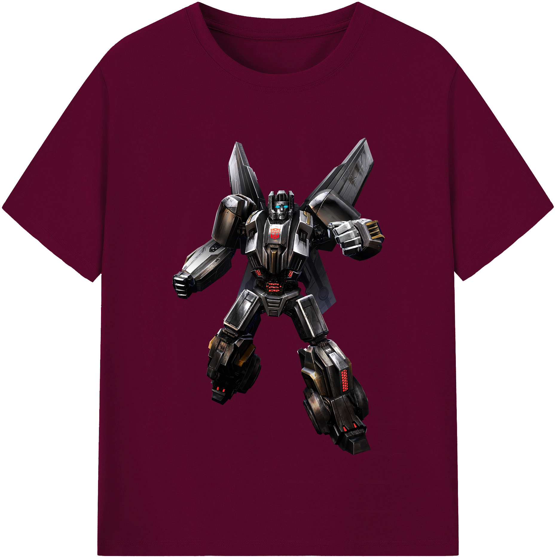 （画像用） Transformers トランスフォーマー レディースカジュアルプリントTシャツ（綿100％）